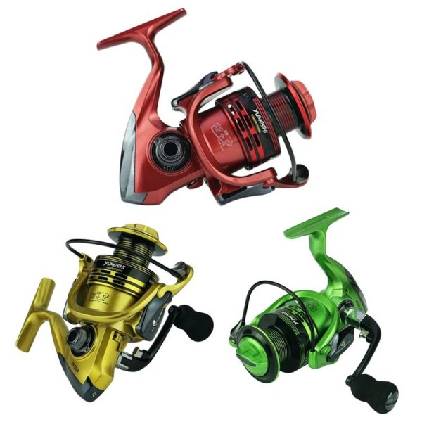YUMOSHI XF1000 Full Metal Swing Arm Metal Head Fishing Reel (Green) - Image 2