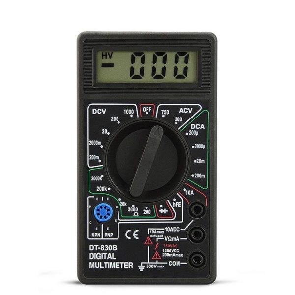 DT830B Mini Digital Multimeter Electrical Instrument - Image 2