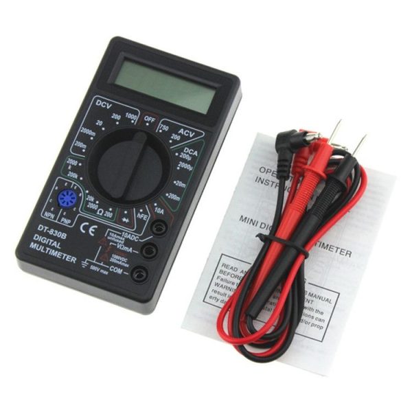 DT830B Mini Digital Multimeter Electrical Instrument - Image 5