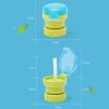 Children Portable Bottled Drinks Anti-overflow Anti-squash Replacement Straw Cap (Red) - Image 5