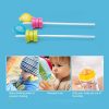Children Portable Bottled Drinks Anti-overflow Anti-squash Replacement Straw Cap (Red) - Image 7