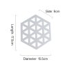 4 PCS Geometry Felt Household Tableware Dish Insulation Mat Cup Absorbent Pad, Color: White (triangle) - Image 2