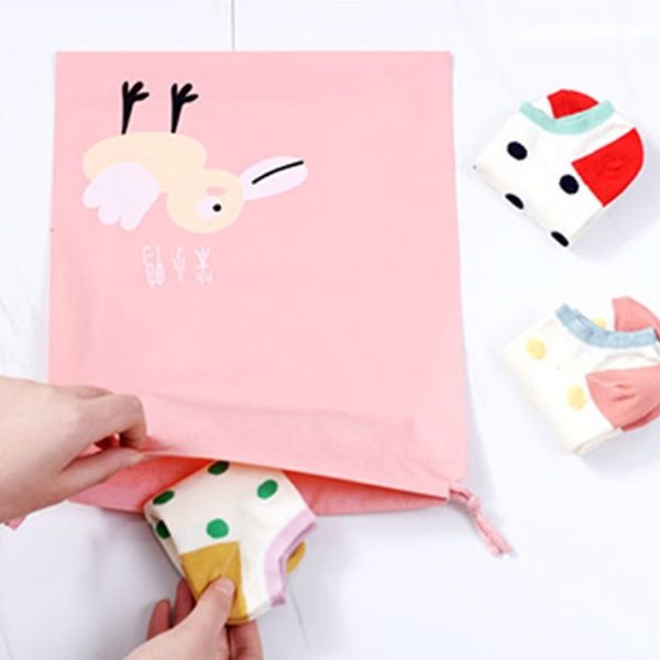 2 PCS Cute Travel Waterproof Clothes Toy Bag Shoes Sorting Bag, Size: S (Bad Fox) - Image 3