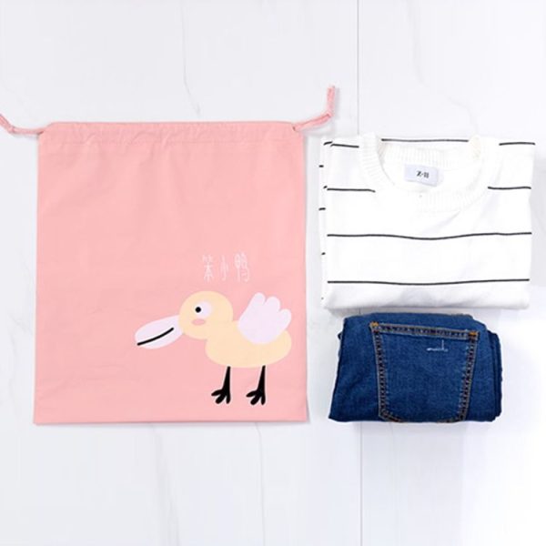 2 PCS Cute Travel Waterproof Clothes Toy Bag Shoes Sorting Bag, Size: S (Bad Fox) - Image 4