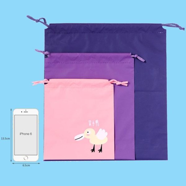 2 PCS Cute Travel Waterproof Clothes Toy Bag Shoes Sorting Bag, Size: S (Bad Fox) - Image 6