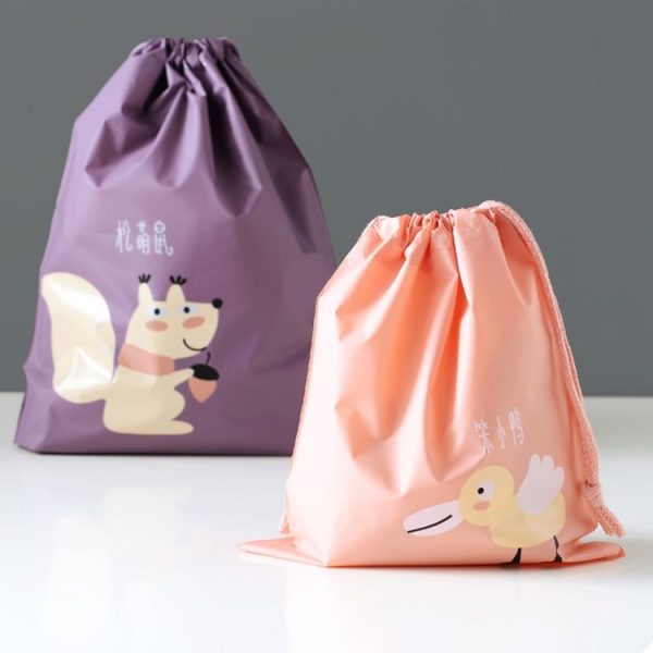 2 PCS Cute Travel Waterproof Clothes Toy Bag Shoes Sorting Bag, Size: S (Bad Fox) - Image 7