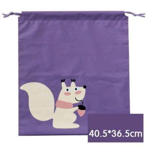 2 PCS Cute Travel Waterproof Clothes Toy Bag Shoes Sorting Bag, Size: L (Pine Sprout)