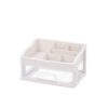 2 PCS Plastic Storage Drawer Makeup Desktop Storage Box, Size: 1 Layer (Transparent) - Image 2