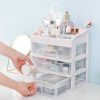 2 PCS Plastic Storage Drawer Makeup Desktop Storage Box, Size: 2 Layer (Pink) - Image 7