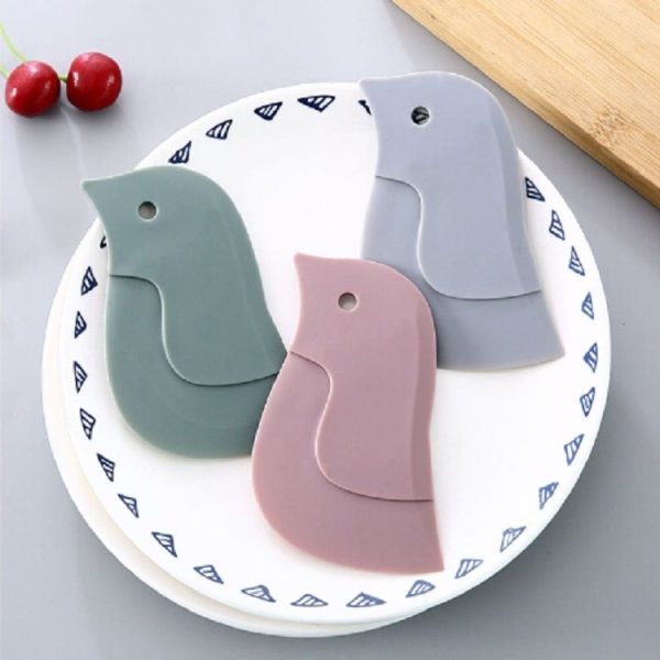 4 PCS Penguin Shape Soft Scraper Kitchen Baking Gadget (Dark Green) - Image 3