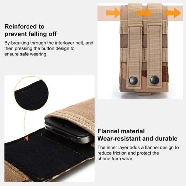 Outdoor Sports Running Mobile Phone Bag with Belt (Black) - Image 5