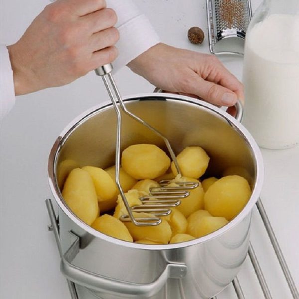 Stainless Steel Potato Mud Masher Presser Cooking Tools Kitchen Accessories - Image 5