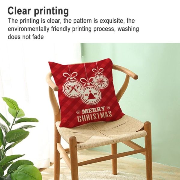 Christmas Gift Decorative Pillow Covers Home Sofa Linen Pillow Cases Without Core (JYM070-30) - Image 4