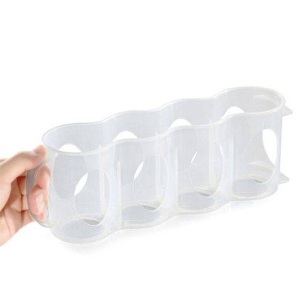 Kitchen Cans Beverage Storage Box Canned Beer Refrigerator 4 Grid Rack - Image 3