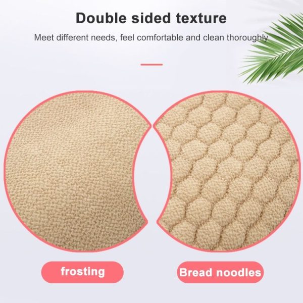 Bath Body Shower Gloves Skin Exfoliating SPA Massage Mitt Lattice Particles Washcloth (Grey White) - Image 4
