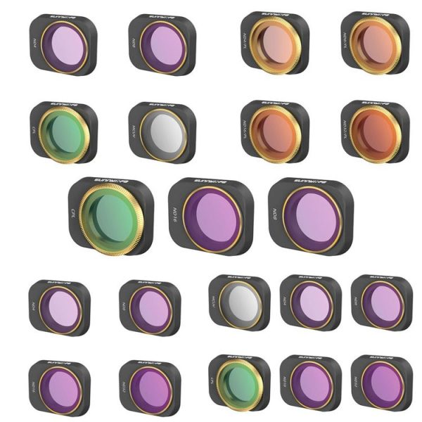 4 PCS / Set ND4 / PL+ND8 / PL+ND16 / PL+ND32 / PL Sunnylife MM3-FI411 For Mini 3 Pro Adjustable Filter - Image 2