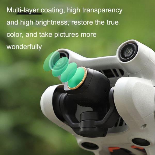 4 PCS / Set ND4 / PL+ND8 / PL+ND16 / PL+ND32 / PL Sunnylife MM3-FI411 For Mini 3 Pro Adjustable Filter - Image 4
