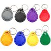 10PCS IC Access Control Card Entree Control M1 Compatibel Fudan Rfid 13.56Mhz Keyfob Sleutelhanger Tag Sleutelhanger (Blue) - Image 2