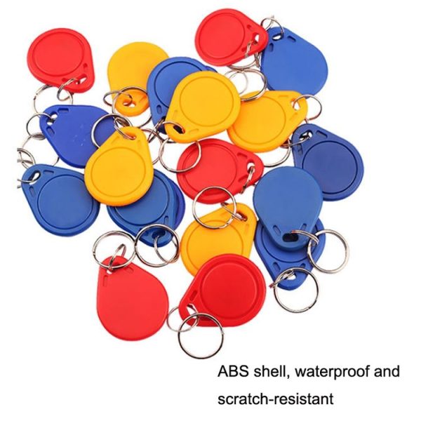 10PCS IC Access Control Card Entree Control M1 Compatibel Fudan Rfid 13.56Mhz Keyfob Sleutelhanger Tag Sleutelhanger (Blue) - Image 4