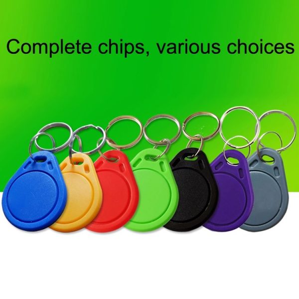 10PCS IC Access Control Card Entree Control M1 Compatibel Fudan Rfid 13.56Mhz Keyfob Sleutelhanger Tag Sleutelhanger (Blue) - Image 5