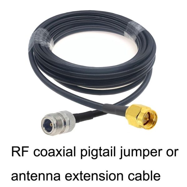 SMA Male to N Female RG58 Coaxial Adapter Cable, Cable Length: 3m - Image 3