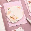 2 PCS Cute Cartoon Animal Note Notepad Diary Self-adhesive Glue Memo Post-it (Love Rabbit) - Image 5