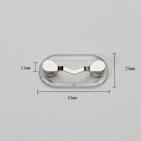 Magnetic Glasses Holder Magnetic Brooch Number Plate Headset Glasses Clip (Colored Diamond) - Image 3