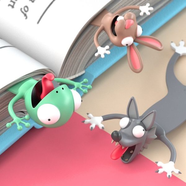 3D Stereo Animal Bookmark Creative Cute Funny Bookmark (Cat) - Image 3