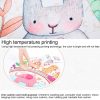 Cute Hand-painted Animal Carpet Round Mat Chair Cushion Baby Crawling Floor Mat Pad, Size: Diameter 60cm (Pink Fox) - Image 4
