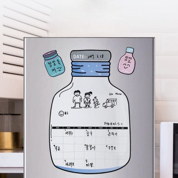 Wishing Bottle Wall Sticker Message Board Magnetic Schedule Refrigerator Sticker - Image 3