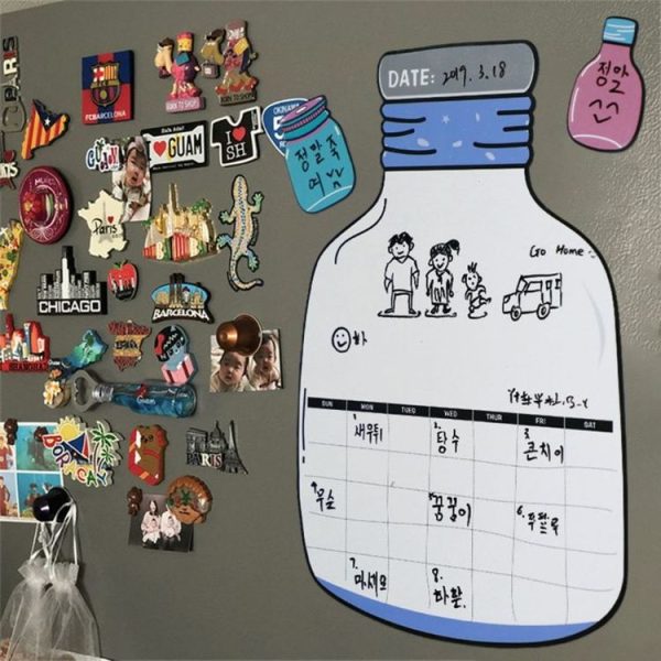 Wishing Bottle Wall Sticker Message Board Magnetic Schedule Refrigerator Sticker - Image 4