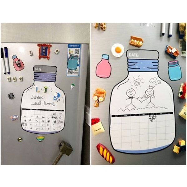 Wishing Bottle Wall Sticker Message Board Magnetic Schedule Refrigerator Sticker - Image 5