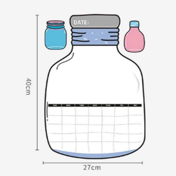 Wishing Bottle Wall Sticker Message Board Magnetic Schedule Refrigerator Sticker - Image 6