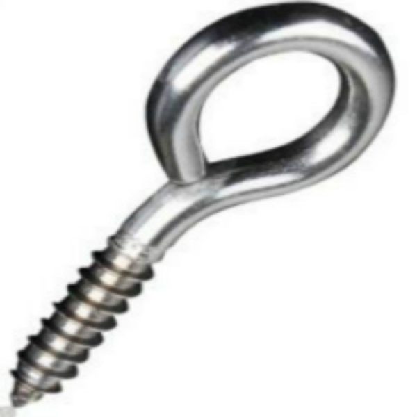 20 PCS Light Hook Nail Self-tapping Screw Triangle Thread Tip Tail Lhand Screw Eye (3x32x9mm)