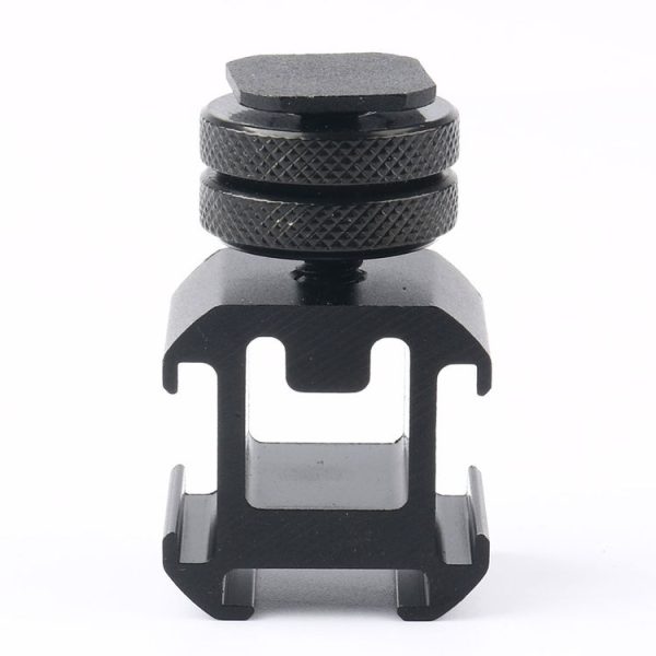 2PCS Universal Camera Rotary PTZ Three-Head Hot Shoe Base - Image 5