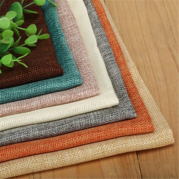 Solid Color Imitation Linen Photography Background Cloth, Size: 50x50cm (Yellow) - Image 3