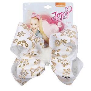 2 PCS Big Size Christmas Hair Ball Girl Kids Bow Children Hairpin Hair Accessories (White+Colorful)