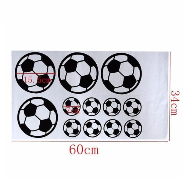 DIY Soccer Football PVC Wall Sticker Children Bedroom Living Room Decoration Sticker - Image 3