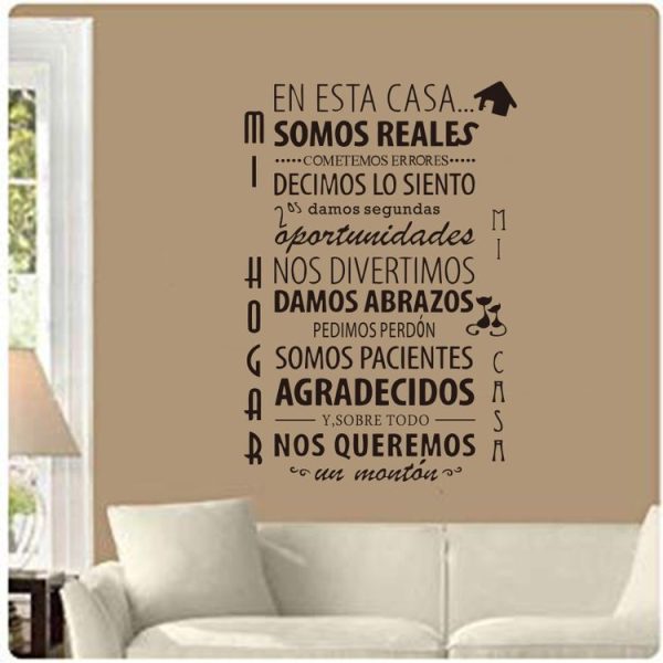 2 PCS French Family Rules Series Wall Stickers, Size: 45x72cm - Image 3