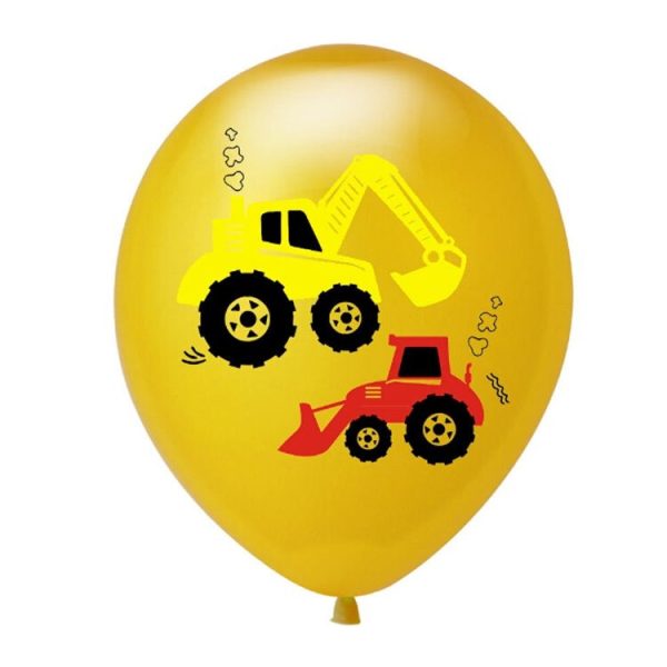 Construction Tractor Inflatable Air Balloons Birthday Excavator Vehicle Banners Baby Shower Kids Boys Birthday Party Supplies, Suit: Suit Seven - Image 4