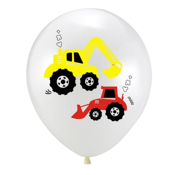 Construction Tractor Inflatable Air Balloons Birthday Excavator Vehicle Banners Baby Shower Kids Boys Birthday Party Supplies, Suit: Suit Seven - Image 5