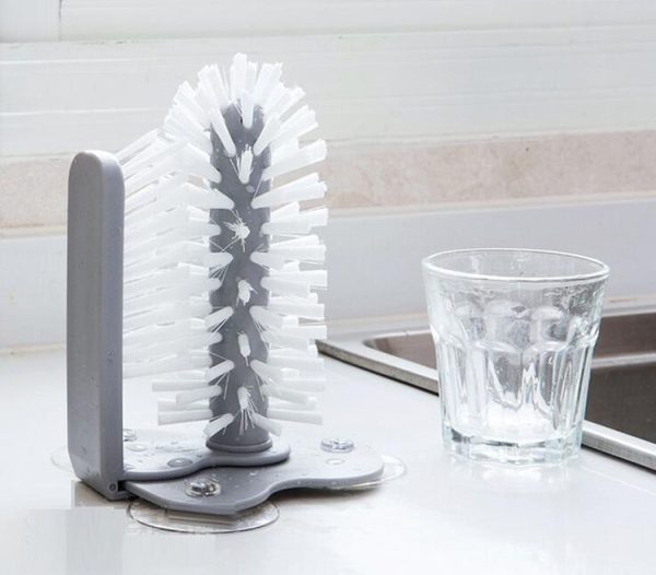 Suction Wall Lazy Cup Cleaning Brush Kitchen Bar Cleaning Tool - Image 5
