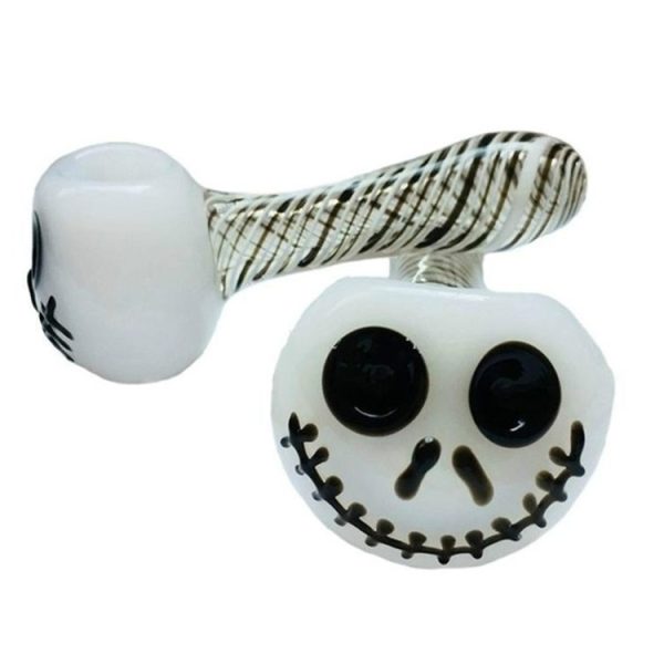 Halloween Ghost Face Crafts Decoration Glass Pipe Halloween Styling
