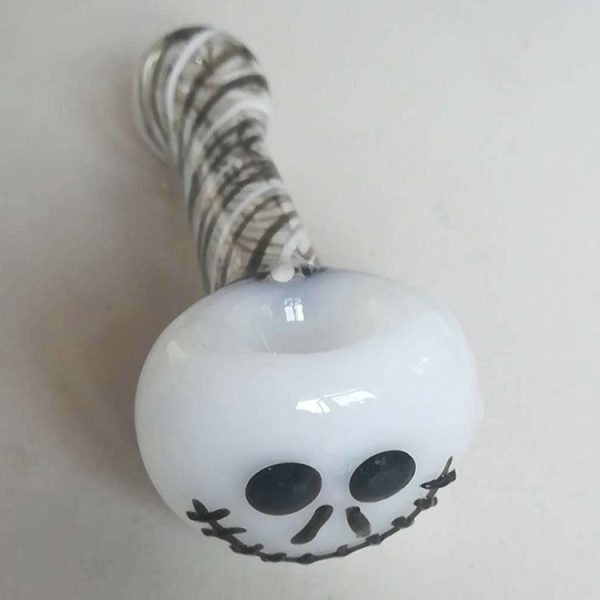 Halloween Ghost Face Crafts Decoration Glass Pipe Halloween Styling - Image 2