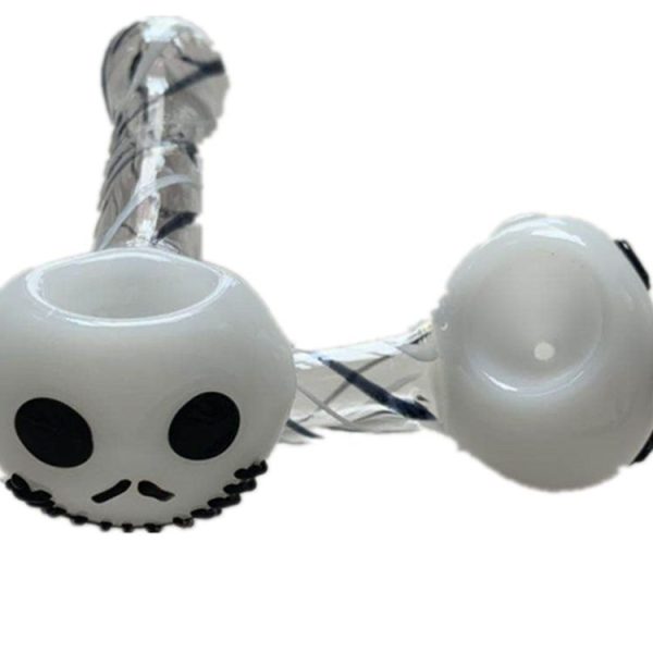 Halloween Ghost Face Crafts Decoration Glass Pipe Halloween Styling - Image 4
