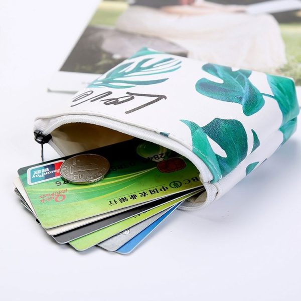 Small Fresh Purse Large Capacity Printing Coin Pocket (Hello) - Image 4