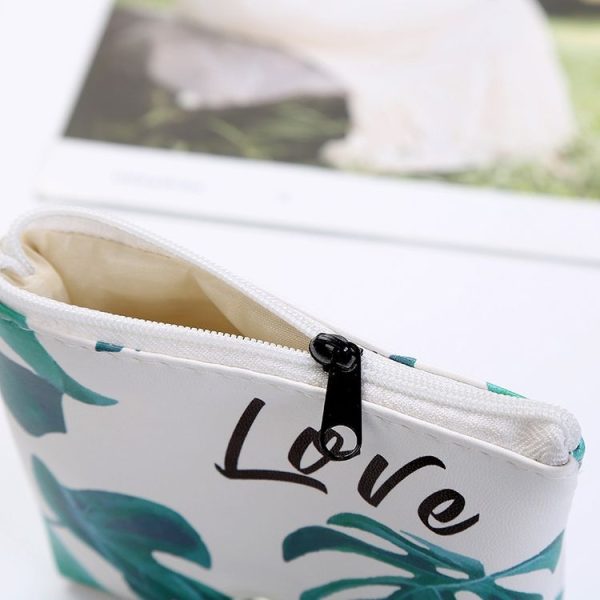 Small Fresh Purse Large Capacity Printing Coin Pocket (Hello) - Image 6