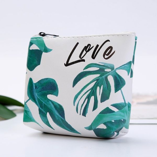 Small Fresh Purse Large Capacity Printing Coin Pocket (Hello) - Image 7