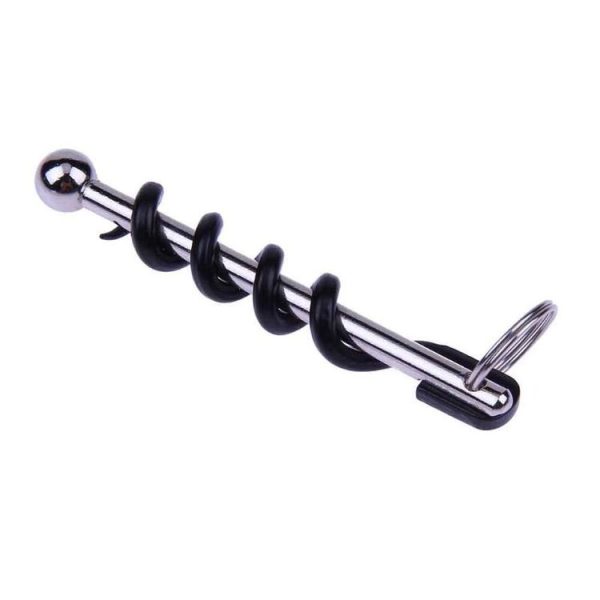 2 PCS Outdoor Creative Corkscrew Pocket Red Wine Tool Key Ring (OPP Bag) - Image 2