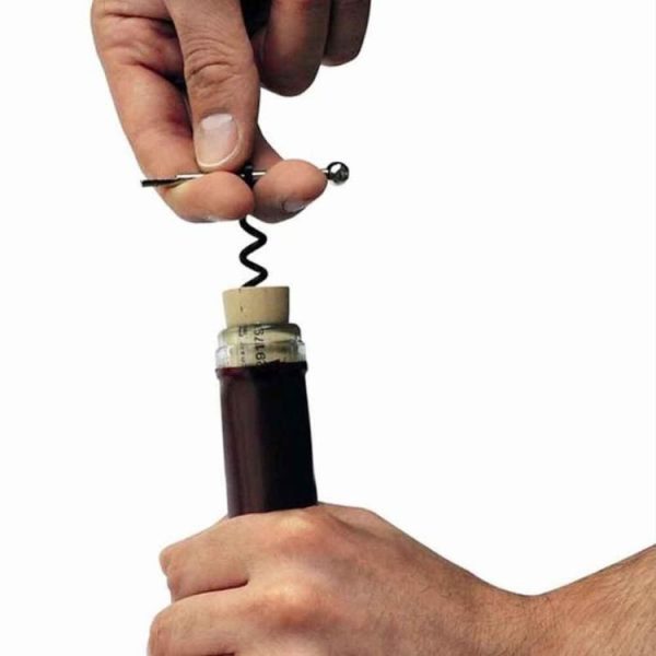 2 PCS Outdoor Creative Corkscrew Pocket Red Wine Tool Key Ring (OPP Bag) - Image 6